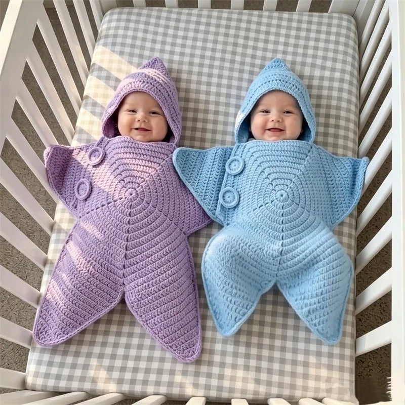 MiniStar™ Virkad Stjärnoverall för Baby
